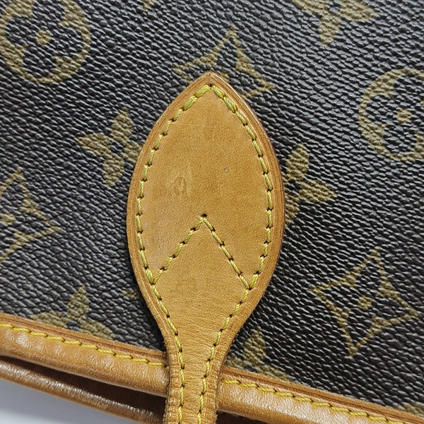 NEVERFULL PM Monogram Coated Canvas Brown