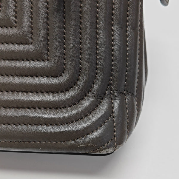 Dotcom Quilted Calfskin Brown