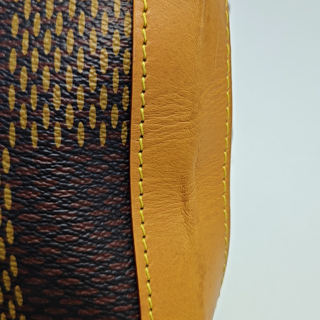 SOFT TRUNK Damier Ebene Coated Canvas Brown