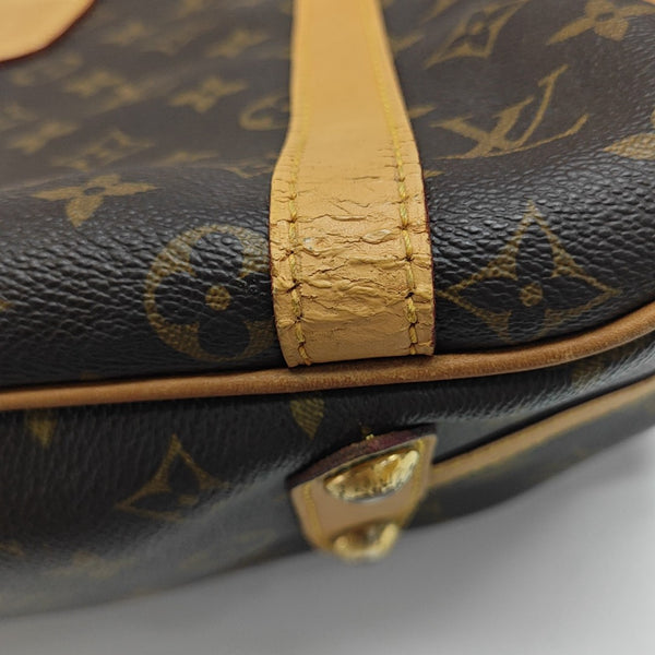 STRESA Monogram Coated Canvas Brown