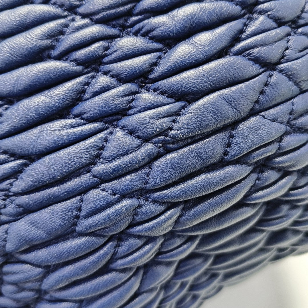 Quilted Lambskin Blue