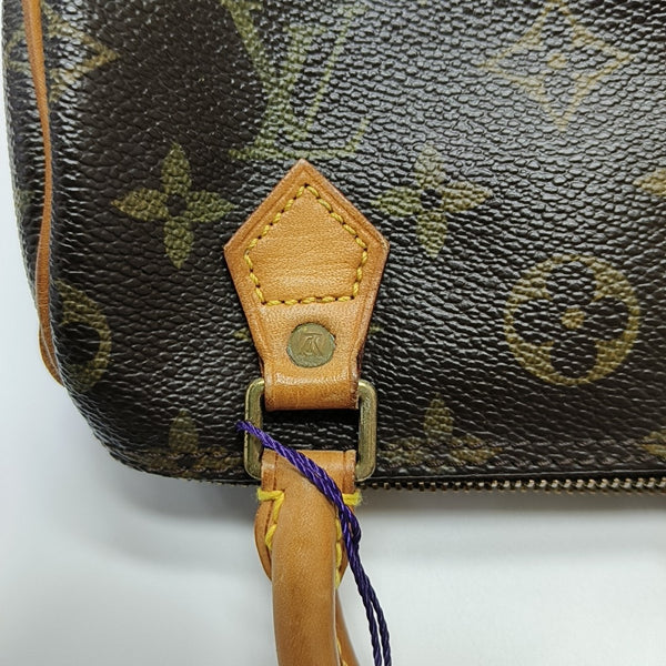 SPEEDY Monogram Coated Canvas Brown