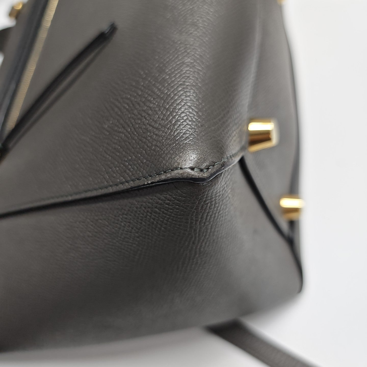 BELT Mini Calfskin Gray