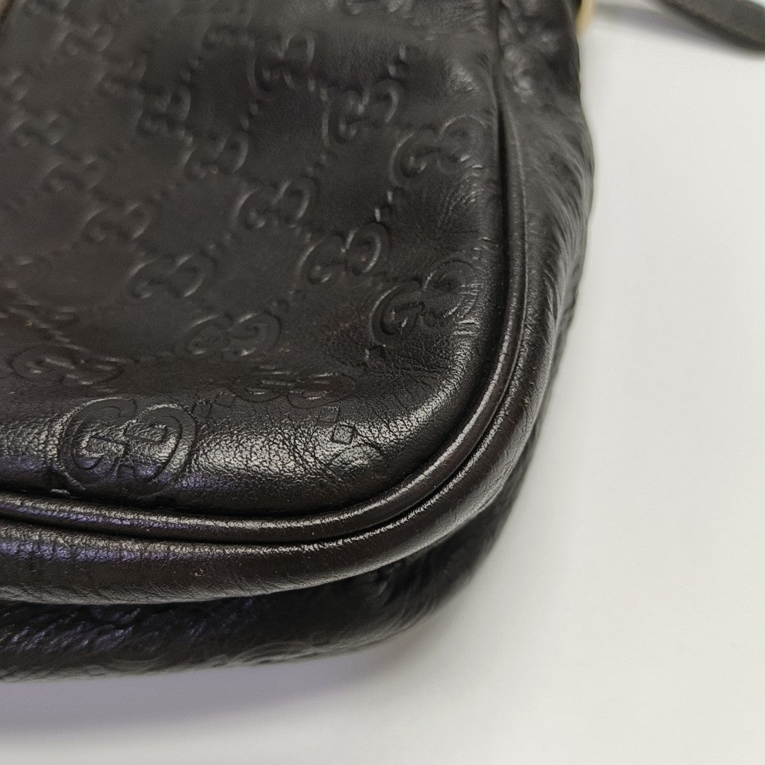 Signature Monogram Calfskin Brown