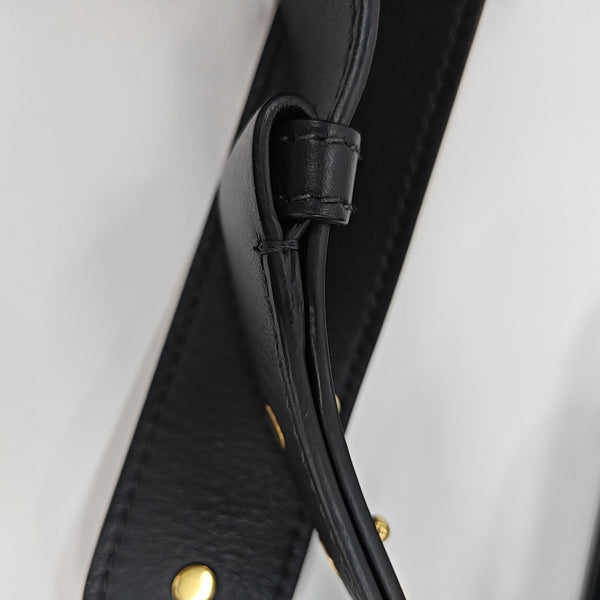 Calfskin Shoulder Bag Black