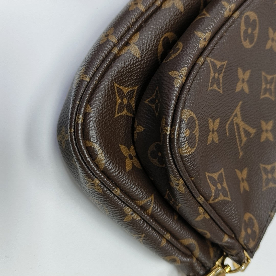 MULTI Monogram Coated Canvas Brown