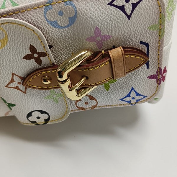 LV × TM NÉONOÉ MM Monogram Coated Canvas White