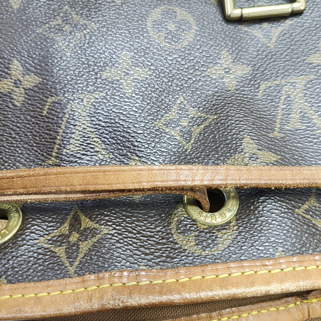 MONTSOURIS GM Monogram Coated Canvas Brown