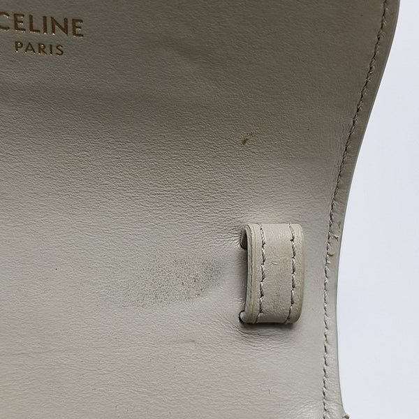 TRIOMPHE Mini Calfskin Beige