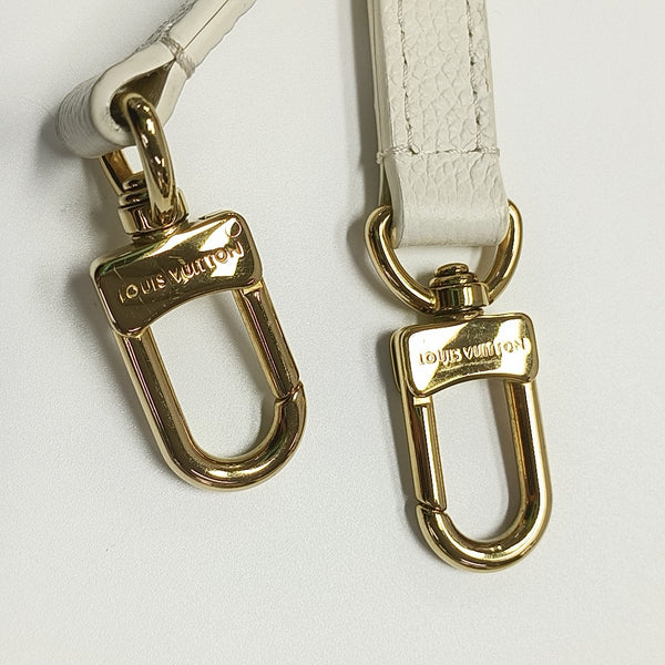 MÉTIS EAST WEST Monogram Calfskin White