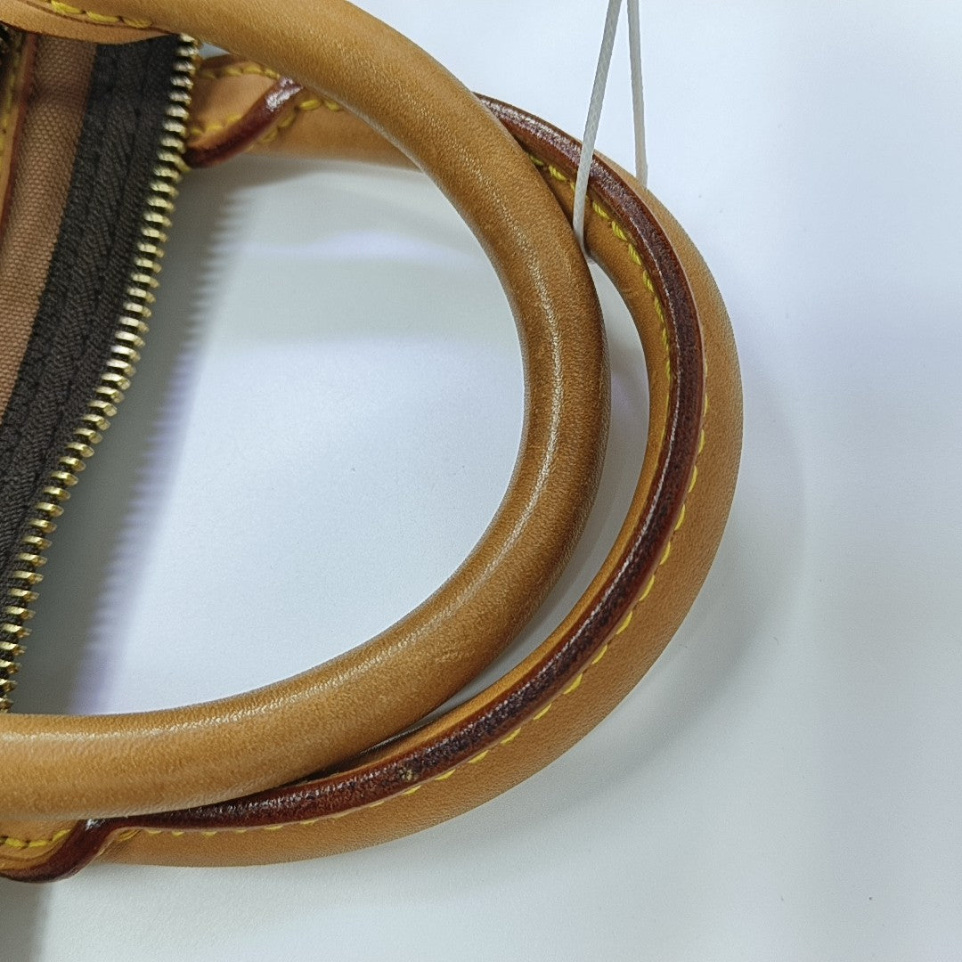 SPEEDY 25 Monogram Coated Canvas Brown