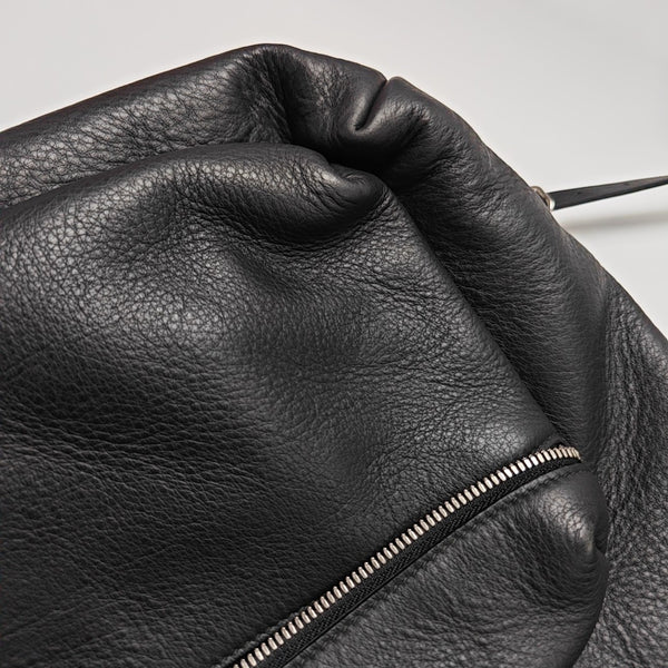 Calfskin Backpack Large Black