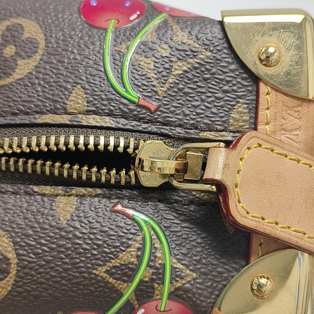 SIDE TRUNK MM Monogram Coated Canvas Brown