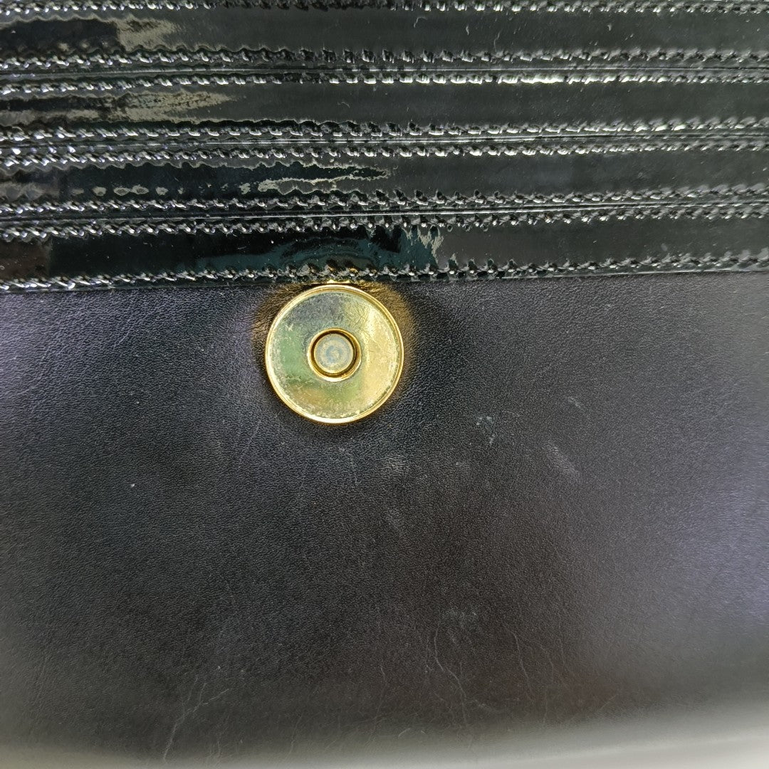 Calfskin Shoulder Bag Black