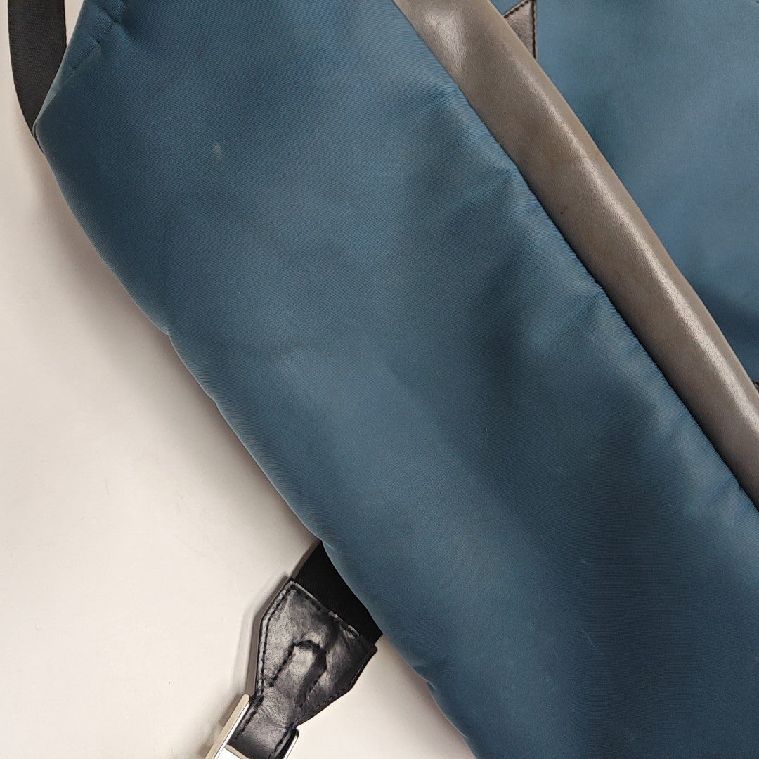 Calfskin Backpack Blue