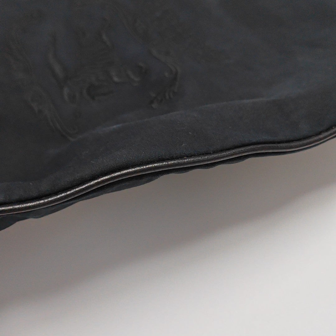 Canvas Top Handle Bag Black