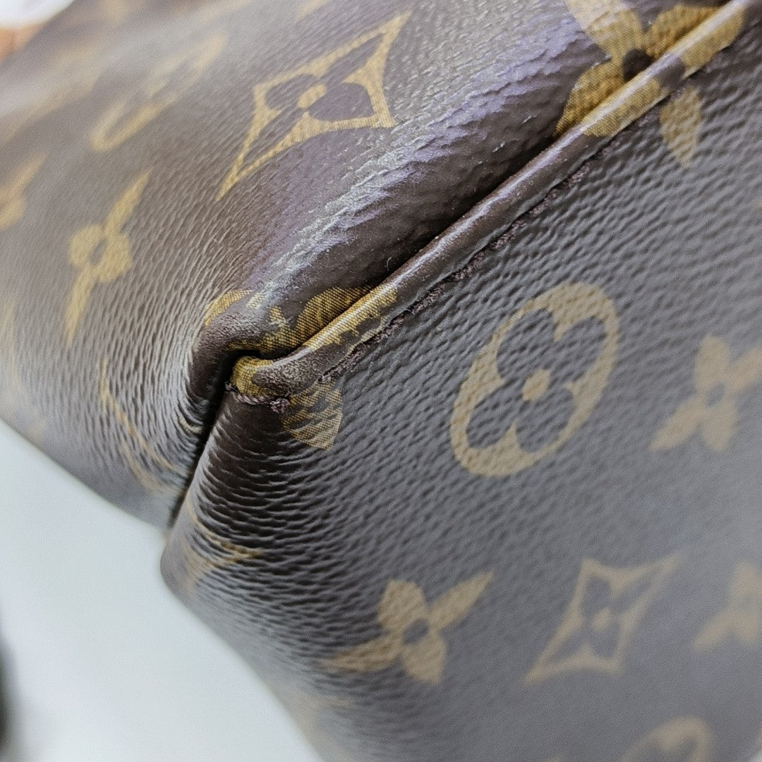 PALAIS PM Monogram Coated Canvas Brown