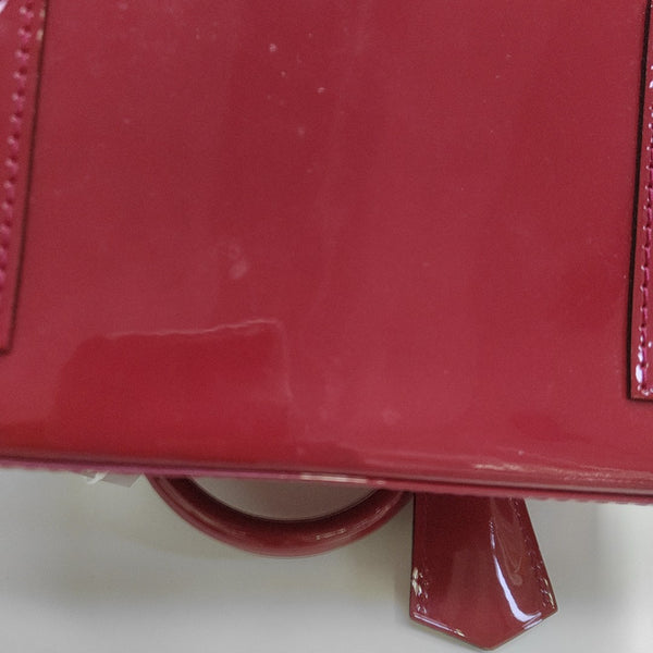 ALMA BB Monogram Patent Leather Red