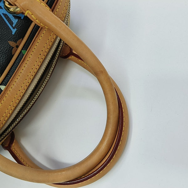 LV × TM PRISCILLA Monogram Coated Canvas Black