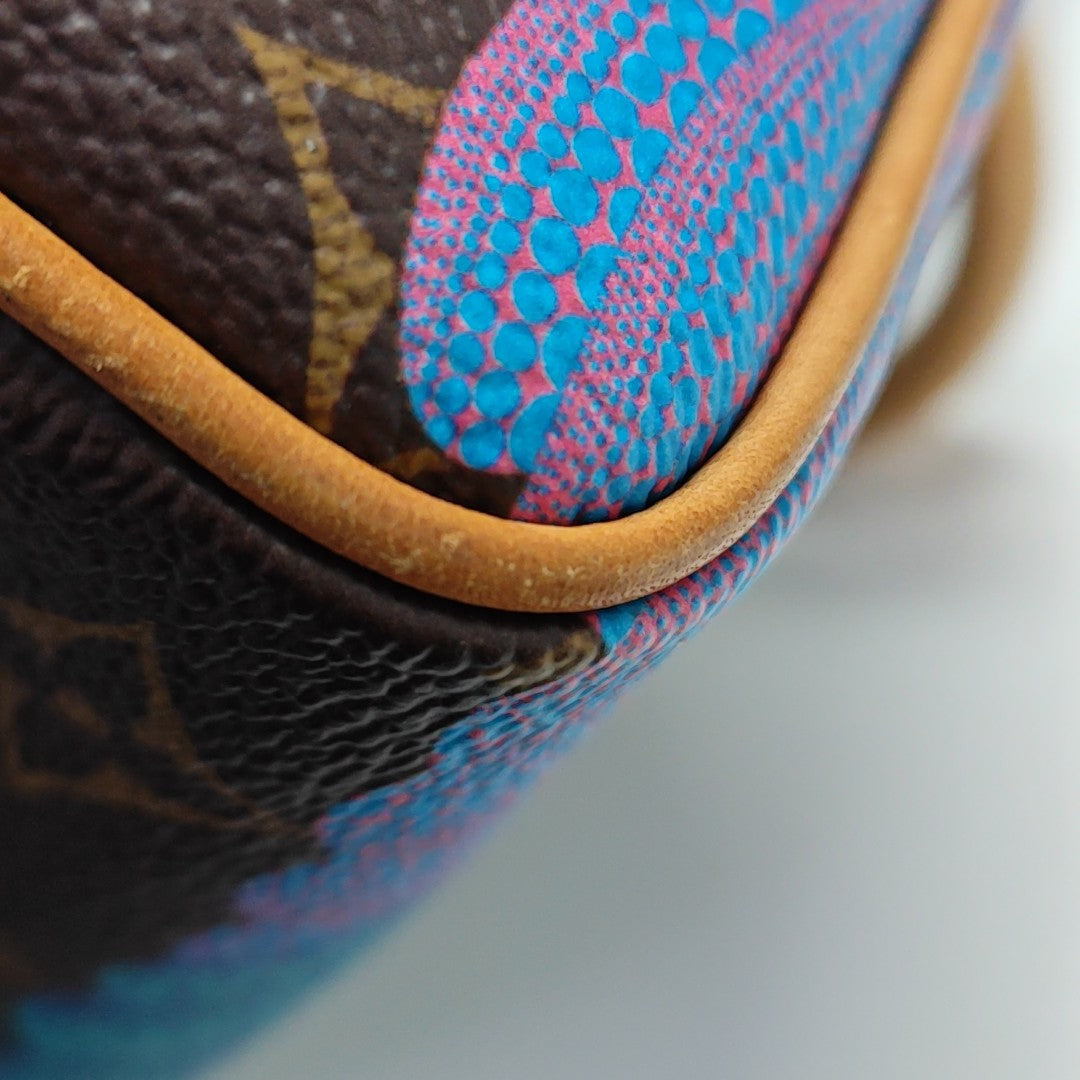 SPEEDY 20 Monogram Coated Canvas Brown