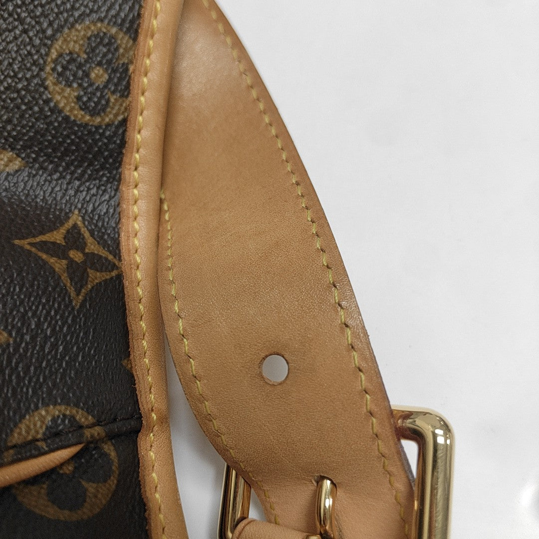 GALLIERA GM Monogram Coated Canvas Brown