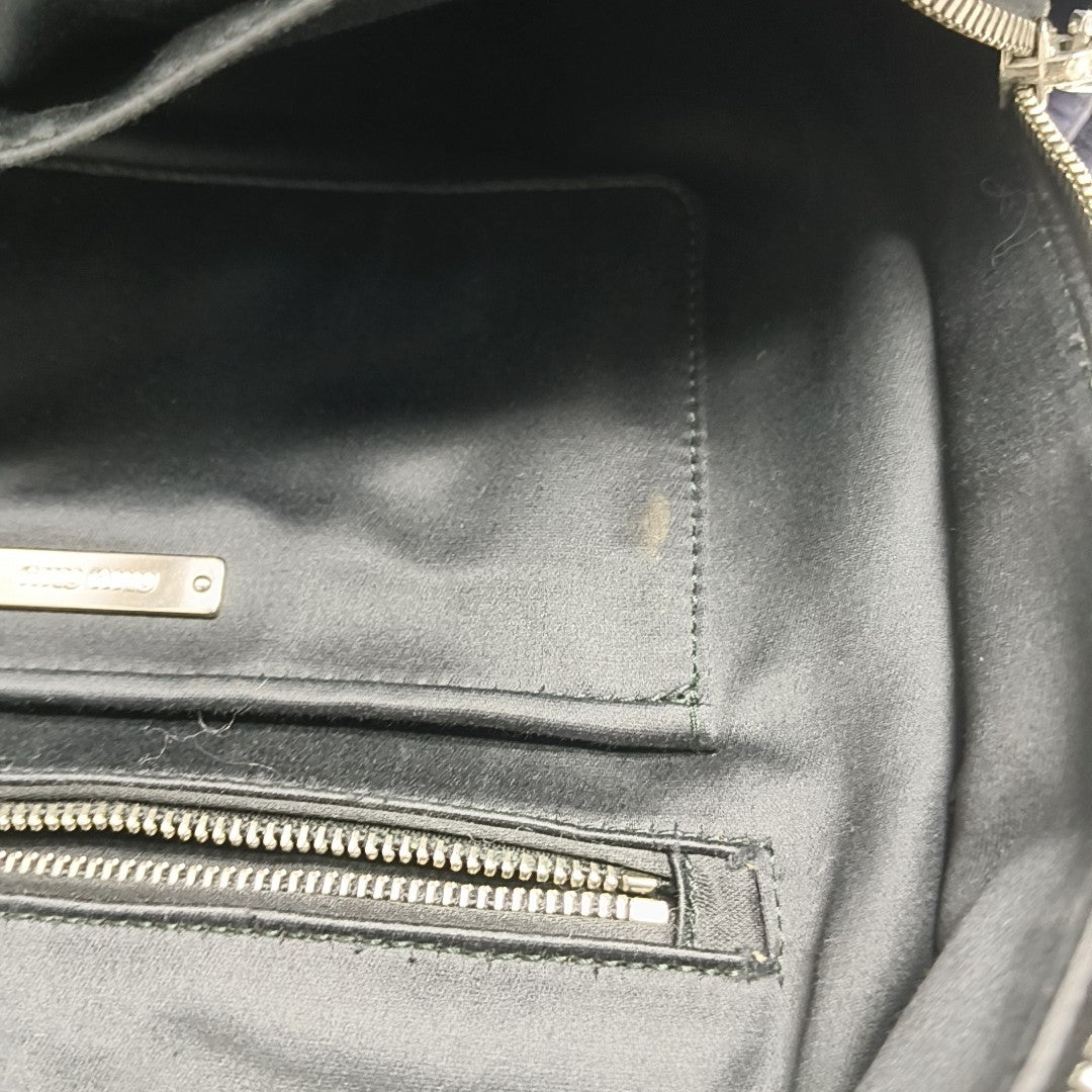 Nylon Backpack Blue