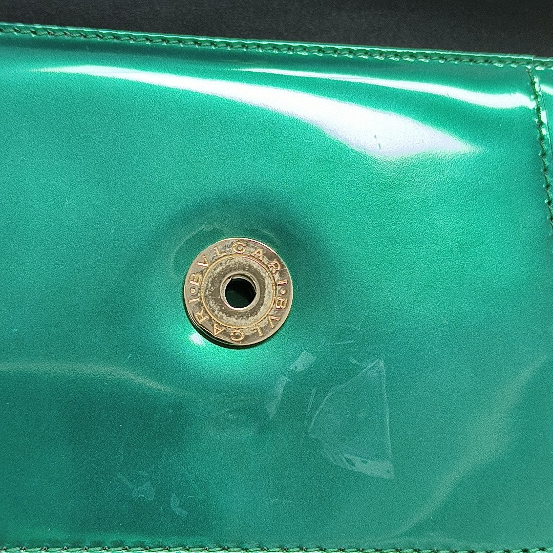SERPENTI FOREVER Medium Patent Leather Green