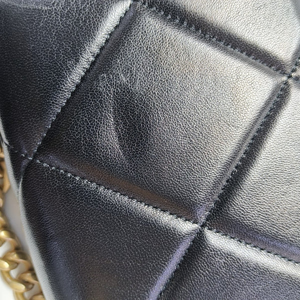 CHANEL 19 WOC Quilted Lambskin Black