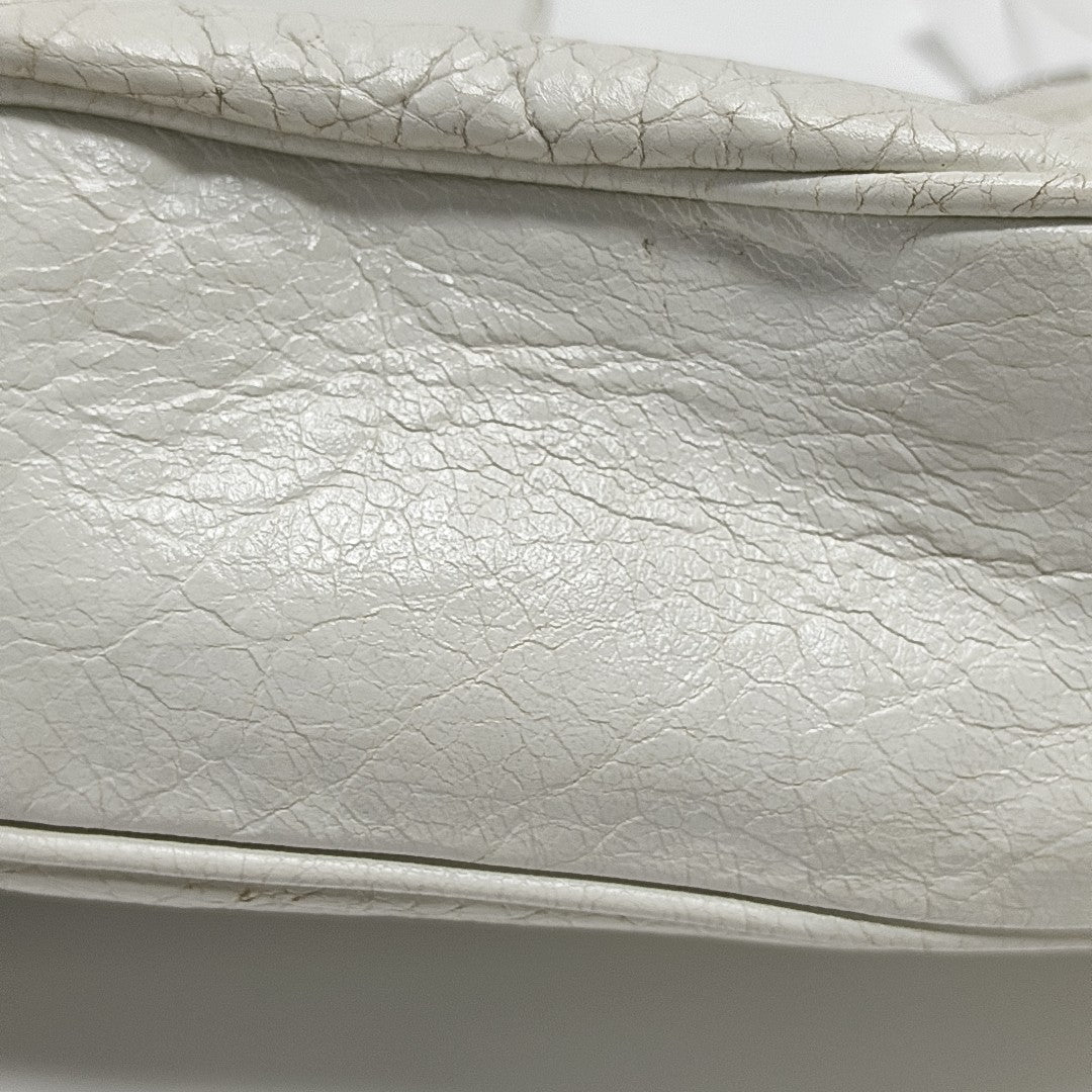 Le Cagole Mini Lambskin White