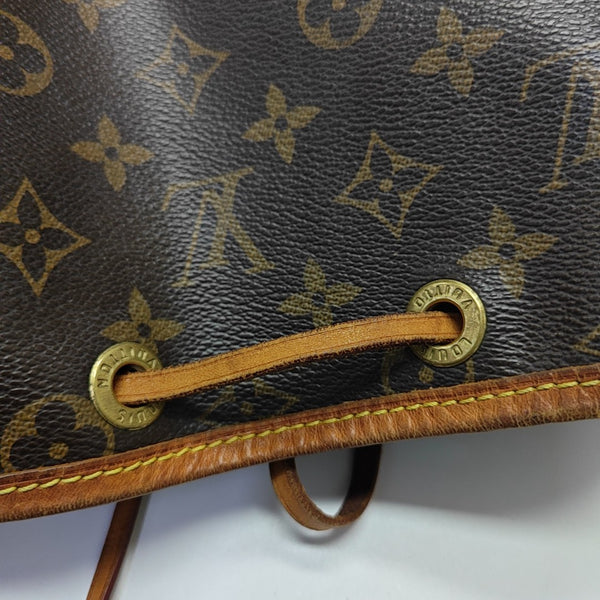 NOÉ MM Monogram Coated Canvas Brown