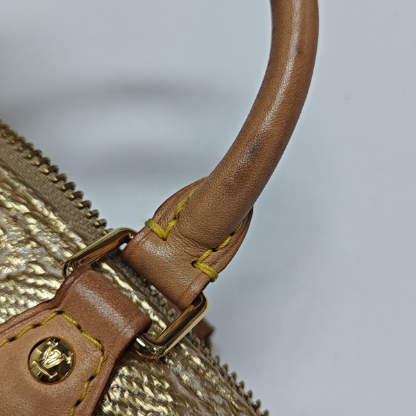 SPEEDY Nano Monogram Special Material Gold