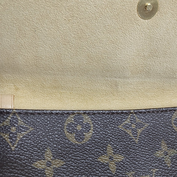 TWIN GM Monogram Coated Canvas Brown