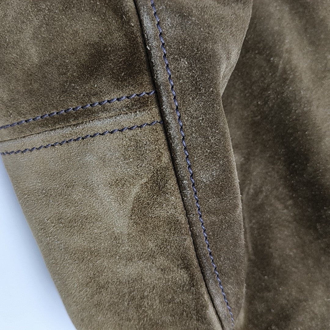 Suede Shoulder Bag Brown
