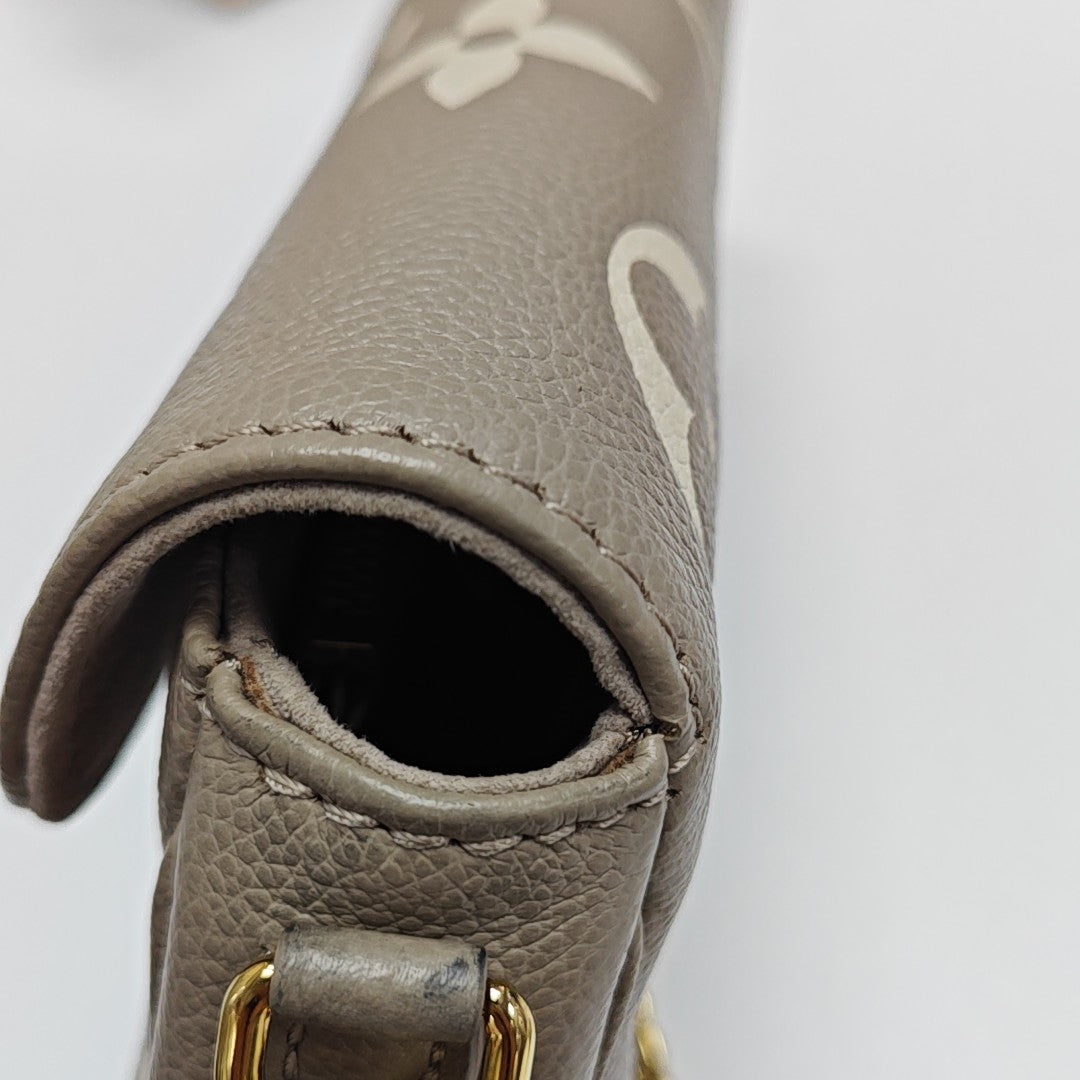 IVY Monogram Calfskin Gray