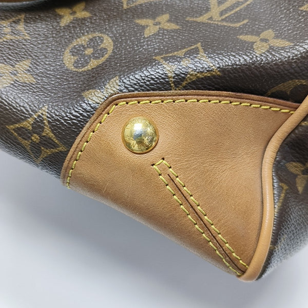 RETIRO NM Monogram Coated Canvas Brown