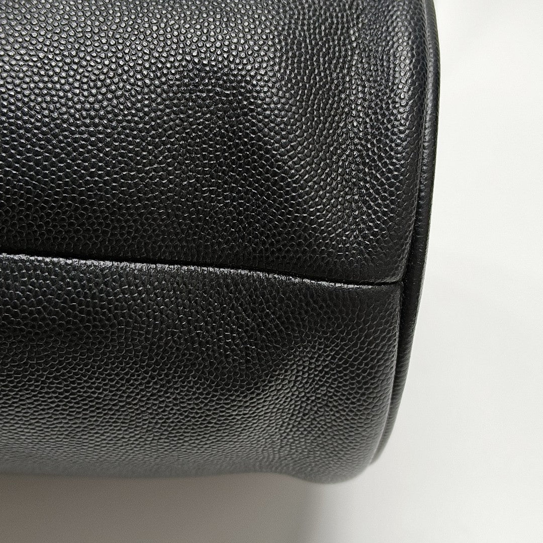 DEAUVILLE Small Grained Calfskin Black