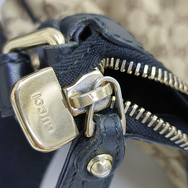 Monogram Canvas Top Handle Bag Brown