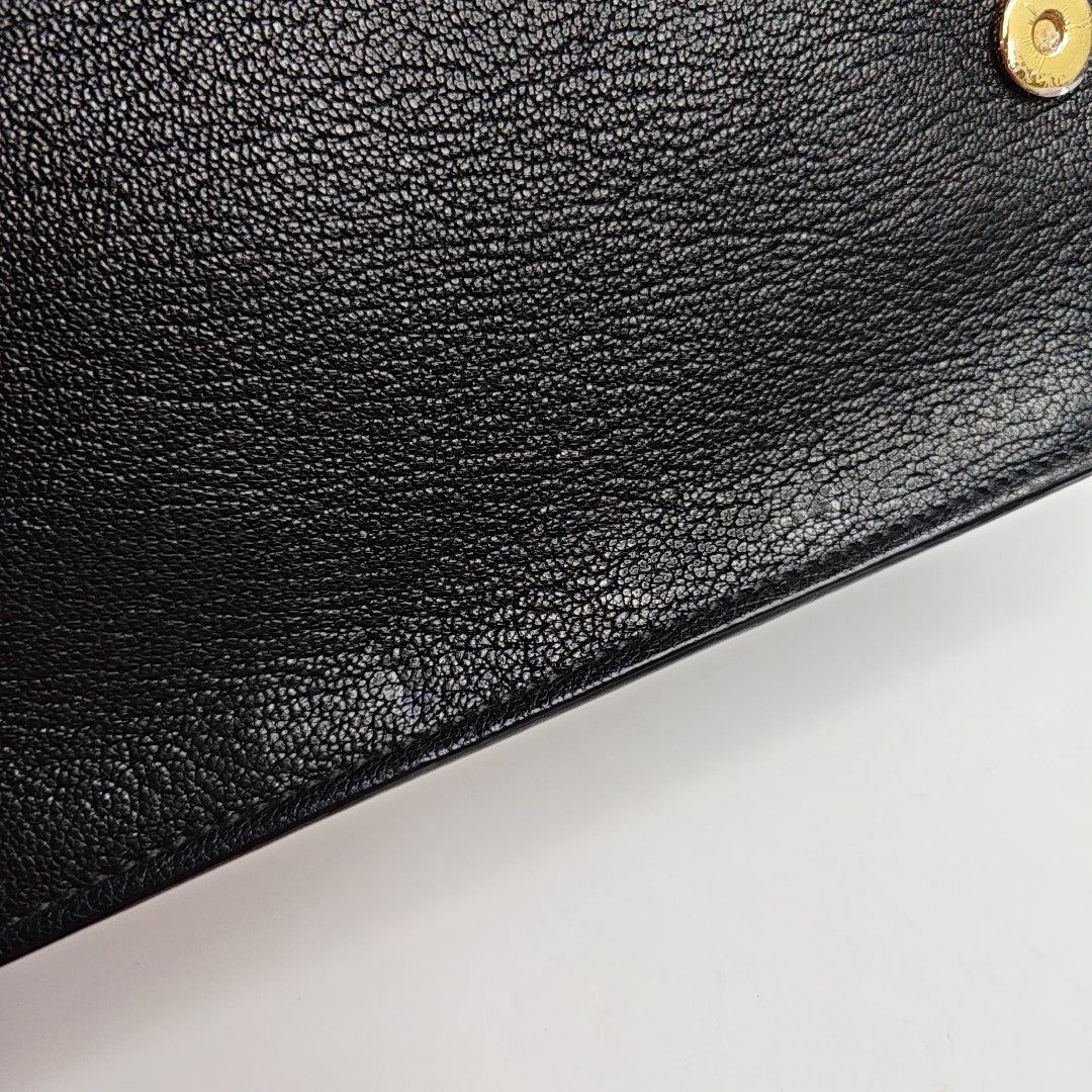 Miu Lady Calfskin Black