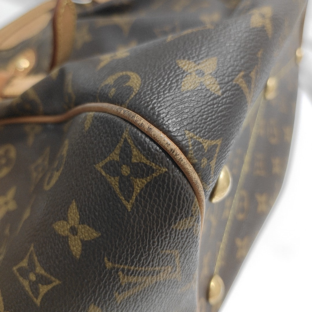 TIVOLI GM Monogram Coated Canvas Brown