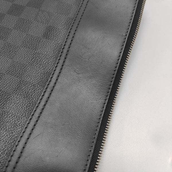 GREENWICH Damier Coated Canvas Blue