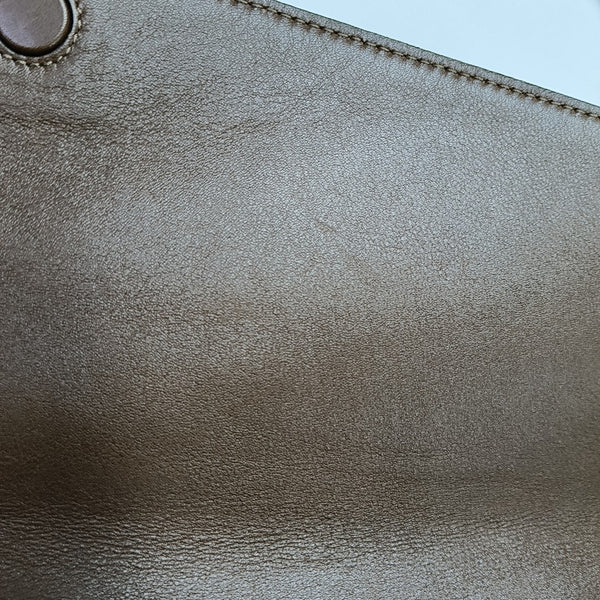 Leather Shoulder Bag Brown