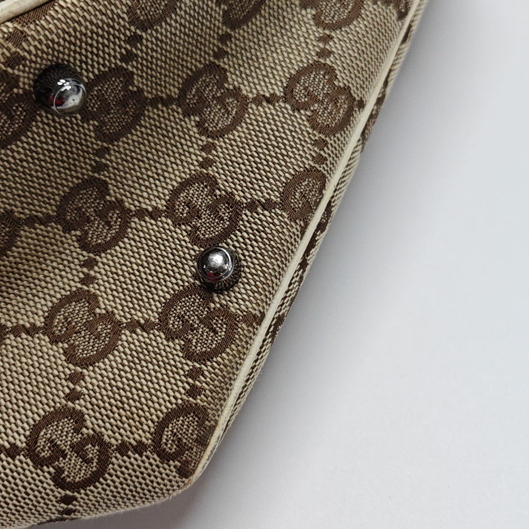 Monogram Canvas Tote Bag Beige