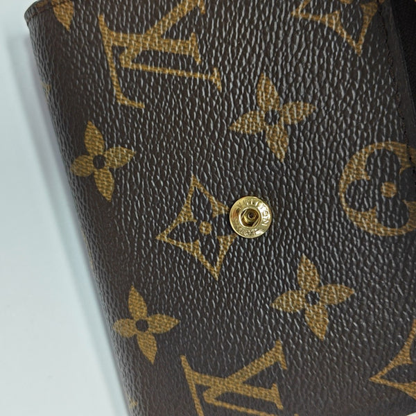VICTORINE Monogram Coated Canvas Brown Wallet