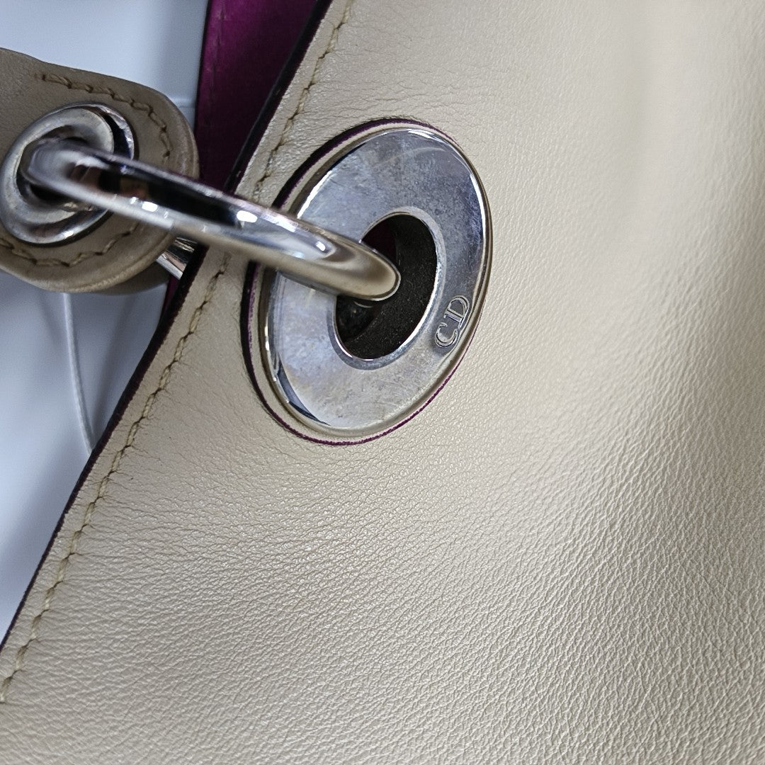 Diorissimo Large Calfskin Beige