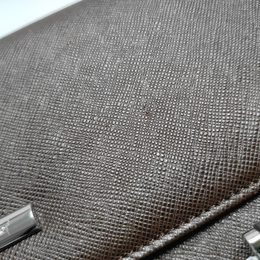 Calfskin Shoulder Bag Brown