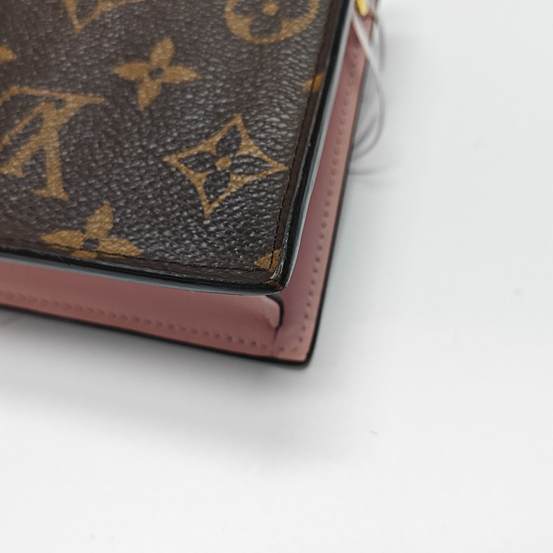 FLORE Monogram Coated Canvas Brown