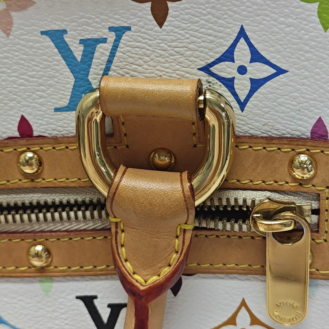 LV × TM RITA Monogram Coated Canvas White