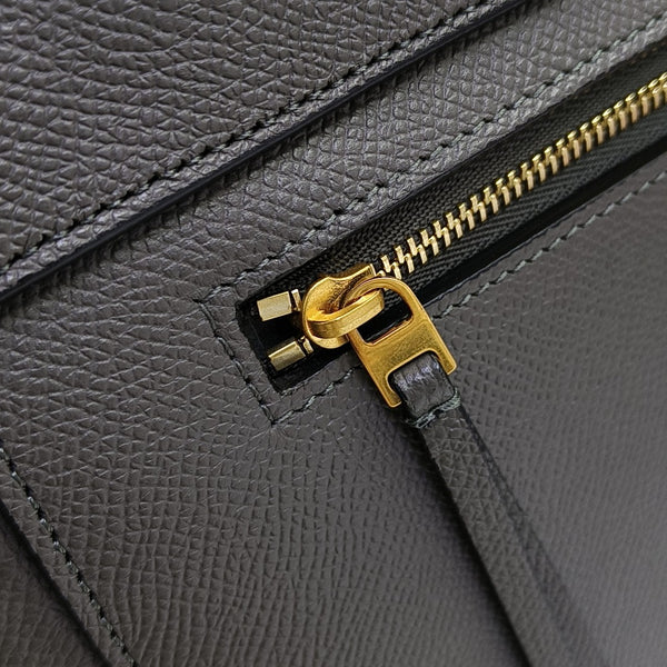 BELT Micro Calfskin Gray