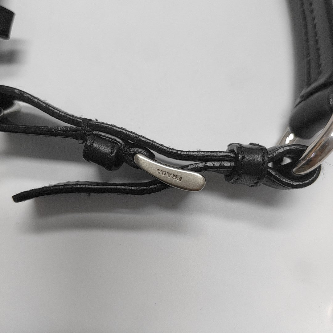 Nylon Shoulder Bag Black