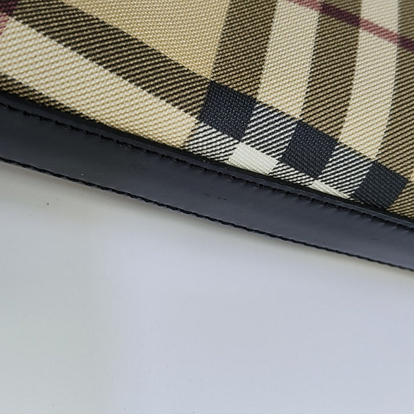 Coated Canvas Tote Bag Beige